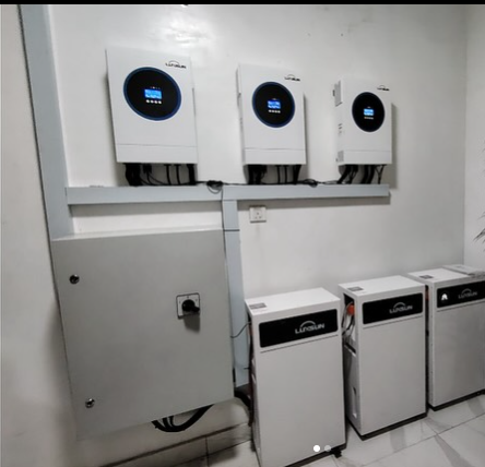 Triple Inverter & Battery Room